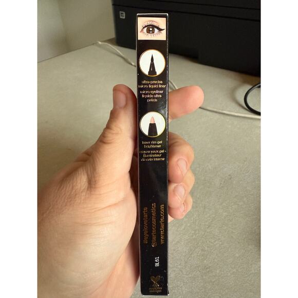 Tarte Double Take Awake Micro Liquid Eyeliner and Brightener Black NEW IN BOX - Picture 2 of 3